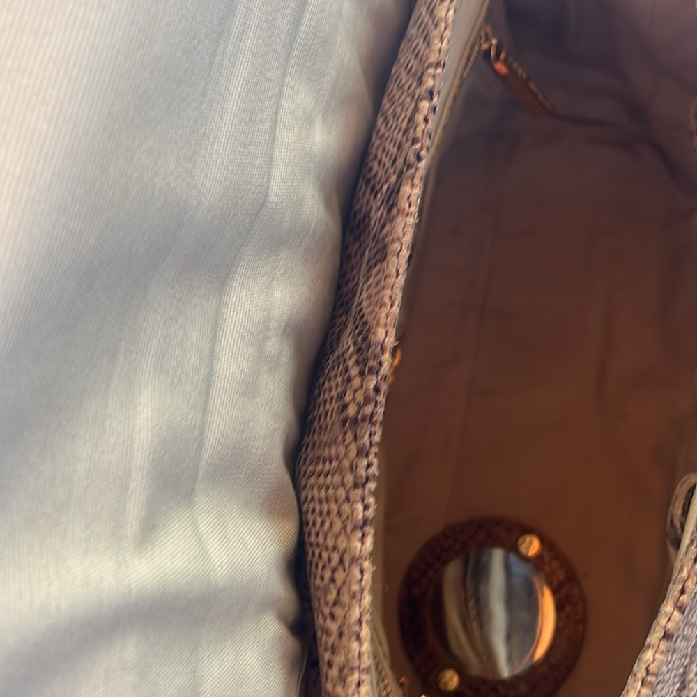 Tory Burch Brown Python Print Bag - image 3